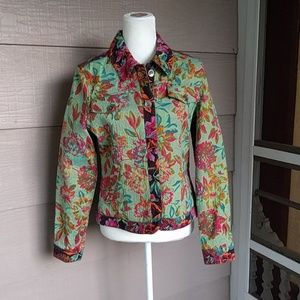 Quilted floral Christopher Banks Jacket
